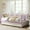 Taro Purple-set, variant on Sturdy Metal Daybed – Arched Headboard Sofa Bed with Steel Slat Support, Versatile Design for Living Room, Bedroom & Guest Room