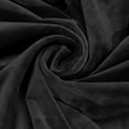 thumbnail image 6 of CJC Velvet Single Seat Cover for 5-Seat Recliner Sofa, Black, 6 of 6