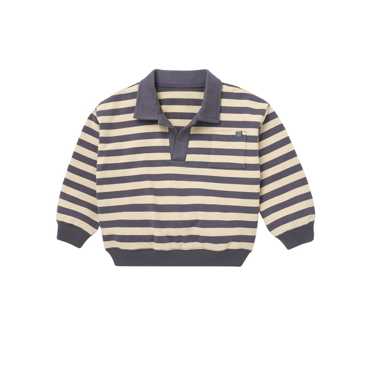 Modern Moments by Gerber Toddler Polo Sweatshirt & Pant Set photo 4