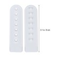 thumbnail image 4 of 100pcs Plastic Single Row Buckles Hat Guards Adjustable Buckles DIY Fasteners (White), 4 of 9
