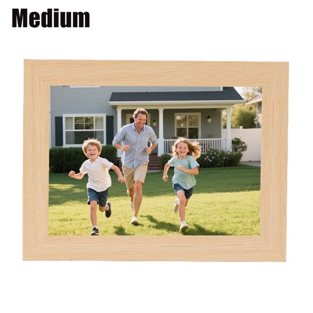chimushi Kids Artwork Frame with Storage, Front Opening Changeable Shadow Box for A4 / 8.5x11 Artwork, Wall Mount Children's Crafts Display Frame, Preserve Drawings & School Projects, M Size