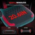 thumbnail image 6 of JONPONY Big and Tall 500LBS Ergonomic Gaming Chair, High Back Office Chair with Wide Wingless Seat and Thick Cushion, Comfortable Leather  Computer Chair Support Long Sitting,2D Armrests,Red, 6 of 9