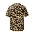 thumbnail image 2 of Fotbe Leopard Print print Short Sleeve Button Down Shirts for Men Casual Summer Beach Wrinkle Free Shirt-4X-Large, 2 of 7