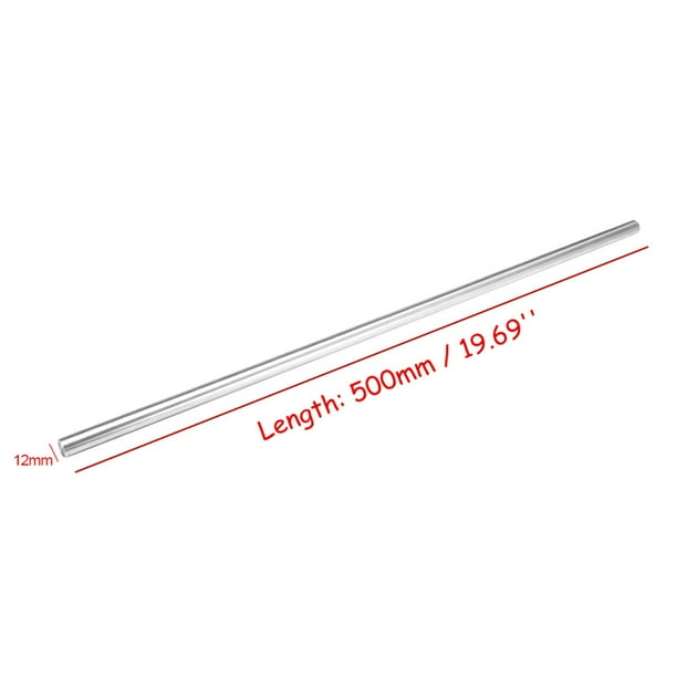 Accesorio de impresora 3D con eje de riel lineal de acero, varilla de eje para impresora 3D, 500 mm de longitud y 12 mm de diámetro AweSitey EL1693-06B