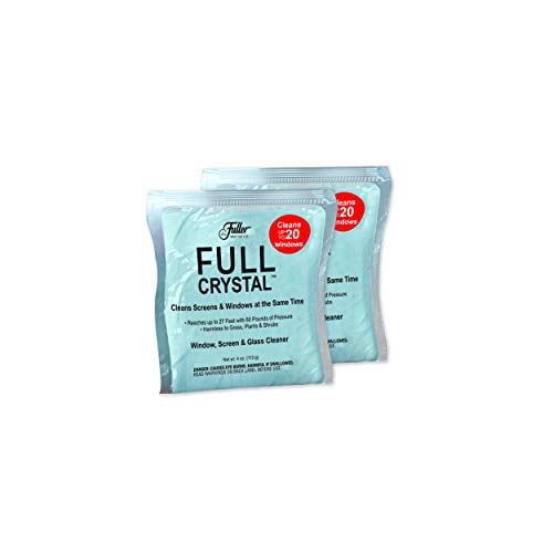 Full Crystal Refill Kit - 1 lb. Bag of Crystal Powder Exterior Window Cleaner for Glass and Screens - Cleans Up to 80 Windows - Shipped Product Packaging May Vary