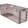 thumbnail image 1 of Tru Catch 30LTD Humane Live Animal Trap - Easy & Safe Catch & Release for Cats, Rabbits, & Other Small Animals - Durable Light Duty TNR - (30" L x 11" H x 9" W), 1 of 4
