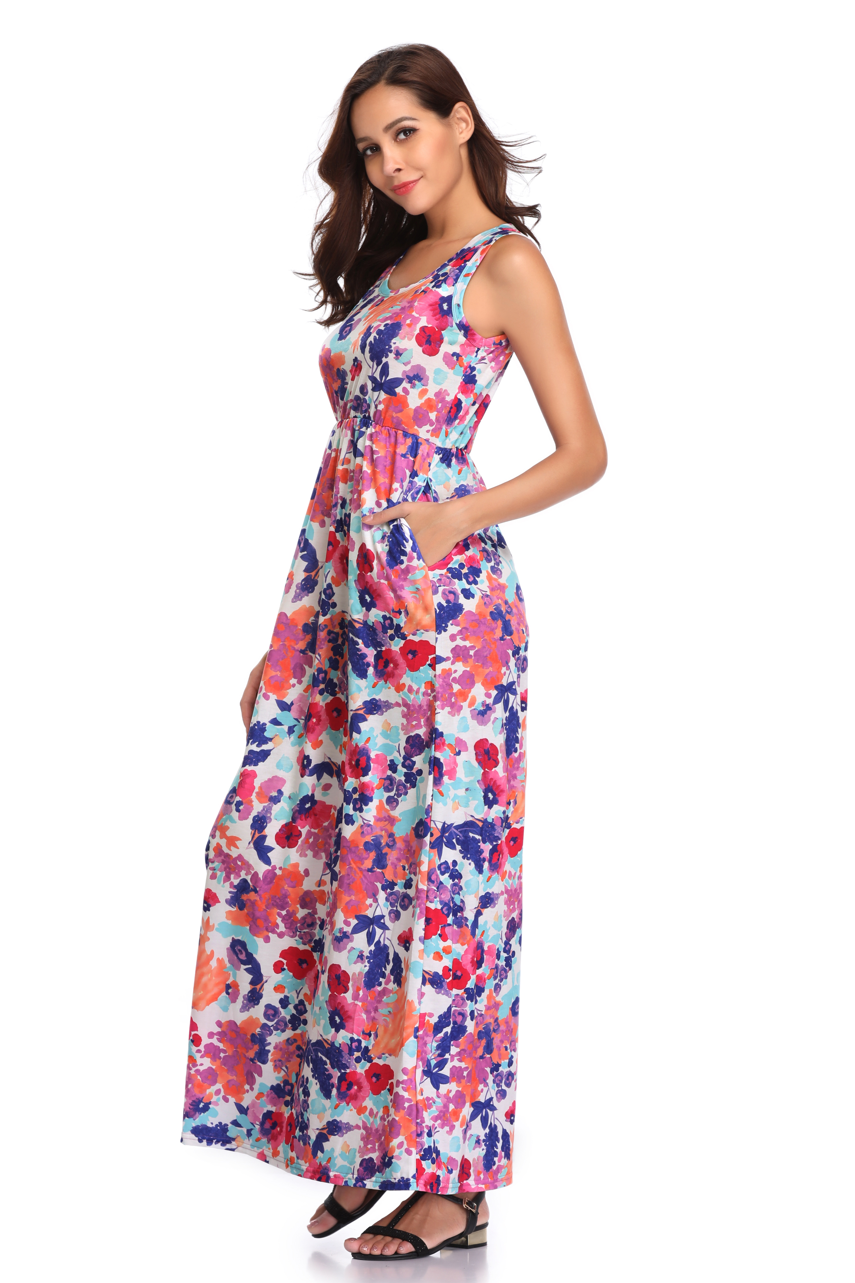 summer maxi dresses walmart