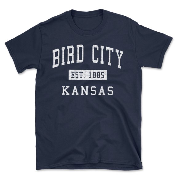 Bird City Kansas Classic Established Men's Cotton T-Shirt