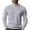 Gray, variant on Men's Turtleneck Sweater Long Sleeve Ribbed Knit Pullover Slim Fit Casual Top