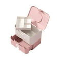 thumbnail image 2 of Caja de almacenamiento shamjiam Bolsa de cosméticos de gran Capacidad Rosado Estuche de transporte de esmalte de uñas, 2 of 9