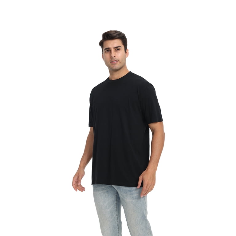 Zfeel Short Sleeve Crewneck T-Shirt, Men's 100% Cotton Super-Soft