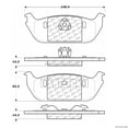 thumbnail image 3 of Centric Parts 300.09520 Semi Metallic Brake Pad with Shim, 3 of 3