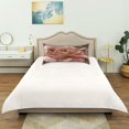 thumbnail image 4 of Ryvnso Satin Pillowcase Roses Flower Gold Leaf Pillow Cases Standard Size 40x20in, 4 of 6