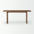 thumbnail image 4 of Grier 65" Medium Brown Solid Wood w/ Cane Console Table, 4 of 6
