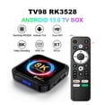 thumbnail image 5 of TV98 RK3528 Smart TV Box Android 13 8K HD 2.4G&5G Wifi Media Player Mini Set Top Box,4G+64G EU Plug, 5 of 5