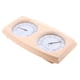 thumbnail image 5 of Termómetro de sauna 2 en 1 Termómetro higrómetro de madera Termómetro Higrómetro Accesorios de sauna de vapor, 5 of 5