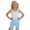 M240 Light Blue, variant on Tfken Jean Shorts For Kids Girls Summer Elastic Waist Solid Color Slim Shorts Casual Trendy Daily Wear Teen Classic Denim Shorts Black