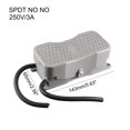 thumbnail image 2 of Interruptor de pedal de pie eléctrico industrial Unique Bargains, momentáneo SPDT NO, antideslizante, caja de aluminio, 2 of 5