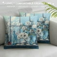 thumbnail image 3 of BCIIG Flowers Vases Window Sill Graphic Decorative Throw Pillow Cover for Home Couch Living Room Bed Sofa - Short Plush Pillow Covers Home Furnishings 20x20in, 3 of 5