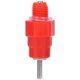 thumbnail image 2 of Bebedero para Pollos, 50 Piezas Acero Inoxidable 304 360 ° Comedero para Aves de Corral para Pollos Tornillos para bebederos de pezón de Agua, Rojo, 2 of 9