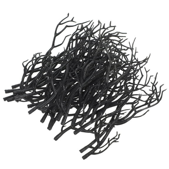 UPKOCH 24pcs Branches Indoor for Home Supplies Black Plastic Decorative Accents