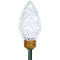 thumbnail image 2 of Set of 5 Lighted LED Jumbo C9 Bulb Christmas Pathway Marker Lawn Stakes - Clear Lights, 2 of 8