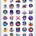 thumbnail image 4 of 35pcs-50pcs Cute Space Stickers Astronauts Adorable Stickers Rockets Kids Stickers for Suitcase Phone Laptop, 4 of 9