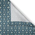 thumbnail image 3 of Ambesonne Ethnic Kitchen Curtains, Moroccan Stars Circles Art, 55"x24", Dark Petrol Blue and Cream, 3 of 3