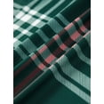 thumbnail image 6 of Family Matching Christmas Pajamas Set with Dog Green Red Plaid Button Down Long Sleeve Sleepwear, 6 of 10