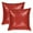 Red, variant on Unique Bargains 2 Pack Sequins Decorative Throw Pillow Covers 16" x16" Gold Tone