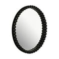 thumbnail image 5 of TOV Furniture Baria Round Black Wooden Mirror, 5 of 11