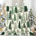 thumbnail image 2 of Christmas Tree Fuzzy Blanket 60 x 50 Inch Watercolor Green Forest Soft Throw Blanket for Winter Home Chair Sofa Couch Bed, 2 of 6