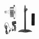 thumbnail image 2 of Kit de Luz de Video LED 150W Bulbo LED 3200K/4000K/5500K KIT DE LUZ DE FOTOGRAFIA DE TEMPERATA DE COLOR AJUSTABLE CON SOPORTE, 2 of 7