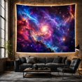thumbnail image 6 of Galaxy Nebula in Deep Space, Cosmic Energy and Starfield, Mystical Celestial Art for Astronomy Fans, Space Wall Decor, Housewarming Gift, Tapestry Wall Hanging for Living Room and Bedroom, 6 of 7
