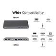 thumbnail image 2 of Monoprice USB-C to USB 3.0 USB-C Port USB-C Power Delivery Port |100W, 10Gbps, 2-Port, with Folding USB Type-C Connector - Mobile Series, 2 of 6