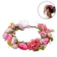 thumbnail image 1 of herramientas para el cuidado del cabello Corona nupcial de flores ajustable a mano, tocado de rosa de simulación, accesorios para el cabello hechos a mano, accesorios de boda Zhivalor 2036009-1, 1 of 4