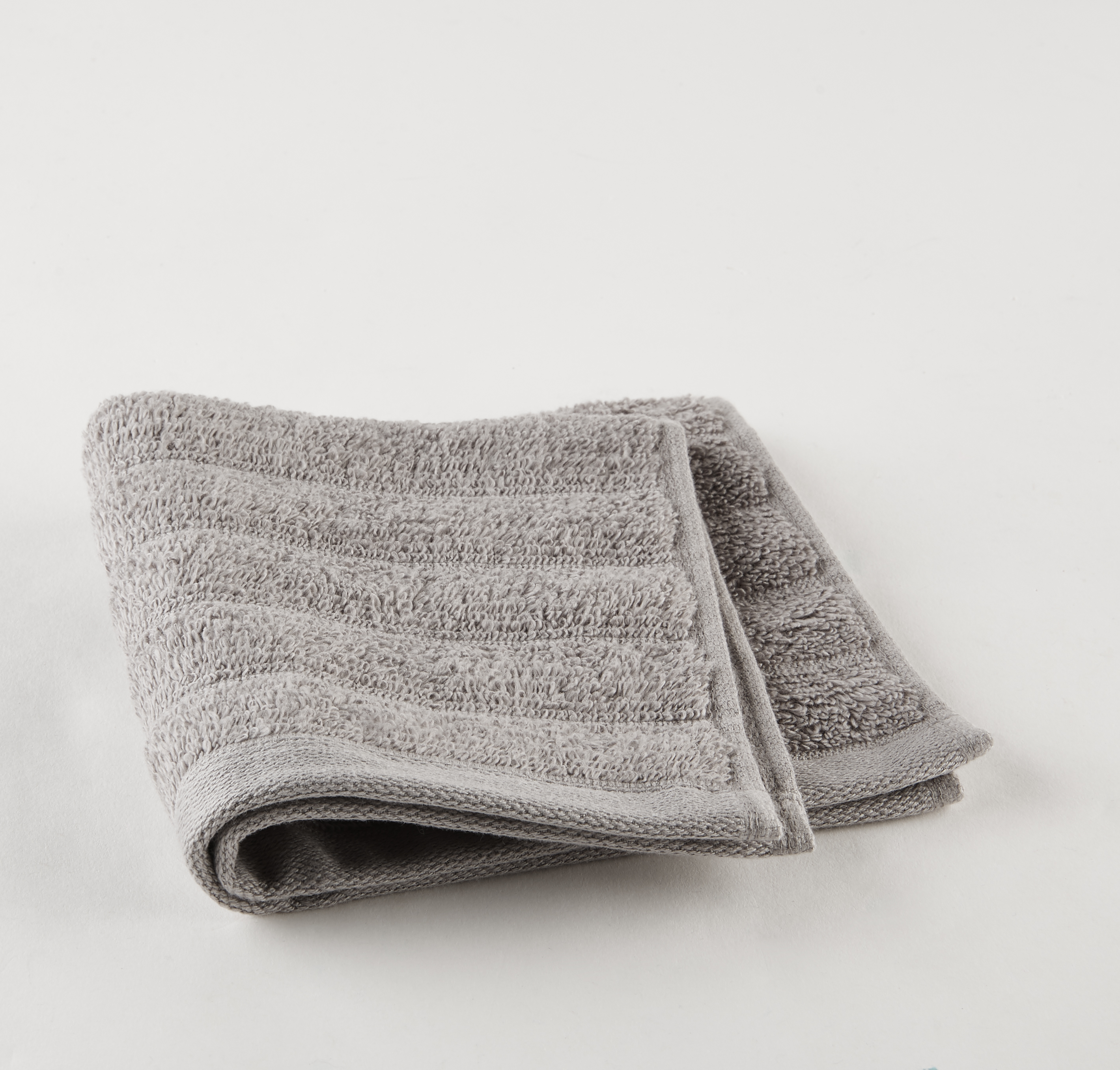 Mainstays Performance Textured 6-Piece Bath Towel Set - Grey Flannel - image 3 of 6