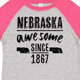 thumbnail image 3 of Inktastic Nebraska Awesome Since 1867 Boys or Girls Toddler T-Shirt, 3 of 4