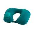 thumbnail image 2 of Almohada de viaje para el cuello, inflable, ligera, en forma de U, autoinflable Verde, 2 of 9