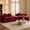 Red, variant on Wiilayok Oversized Chenille Modular Sofa,120" Curved Sofa L Shaped Sectional Sofa Couch with Ottoman,USB/Type-C Port,Wood Console Cloud Deep Seater Sofa for Living Room,Beige