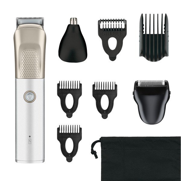 ConairMAN MetalCraft Cordless Allin1 Metal Beard Trimmer for Men GMTL30