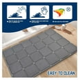 thumbnail image 6 of Stone Bath Mat, Super Absorbent Diatomaceous Earth Shower Mat for Bathroom Floor – Wrapped in Silicone Webbing to Mat – Stylish and Modern – Dark Gray 24x15.7”, 6 of 7