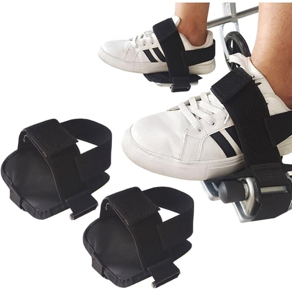 Wheelchair Restraint Shoes Prevent The Foot from Falling Off The Footrest Adjustable & Easy to Wear,Wheelchair Shoe Holder Straps for Disabled & Rehabilitation Patients