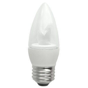 Tcp Led5e26b1130k Single 5 Watt Clear Dimmable B11 Medium (E26) Led Bulb - Clear