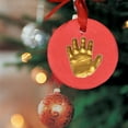 thumbnail image 4 of HJQEQVD Baby Handprint Footprint Keepsake Ornament Kit Stencil for Personalized New Mom & Shower Gifts Easels Clay Air Dries Light & Soft Won't Crack, 4 of 9