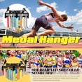 thumbnail image 2 of ESTART Medal Hanger Display Rack Holder for 30 Medals, Wall Mounted Awards Ribbon Organizer for Soccer, Gymnastics, Sports, 2 of 6