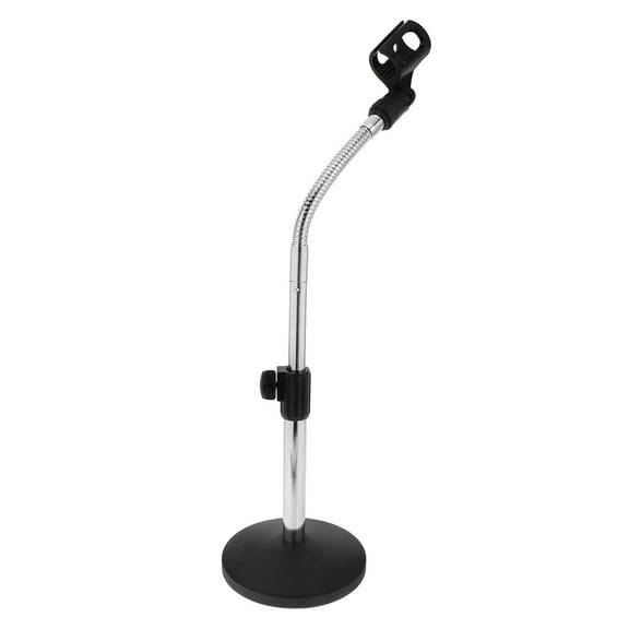 WHAMVOX Mic Stand Adjustable Mic Clip Holder Desktop Microphone Stand Podcast Mic Stand