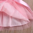 thumbnail image 3 of Toddlers Baby Girls Birthday Dress Outfits Sleeveless Vest Cute Letter Mesh Splicing Tutu Skirt +Bow Headband 0-24 Months, 3 of 9