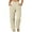 a-Beige485117, variant on VNKIDY Women's Casual Pants Solid Color High Elastic Waisted Joggers Soft Loose Fit Sweatpants With Pockets For Casual Sporty Loungewear Style Fashionable Pants