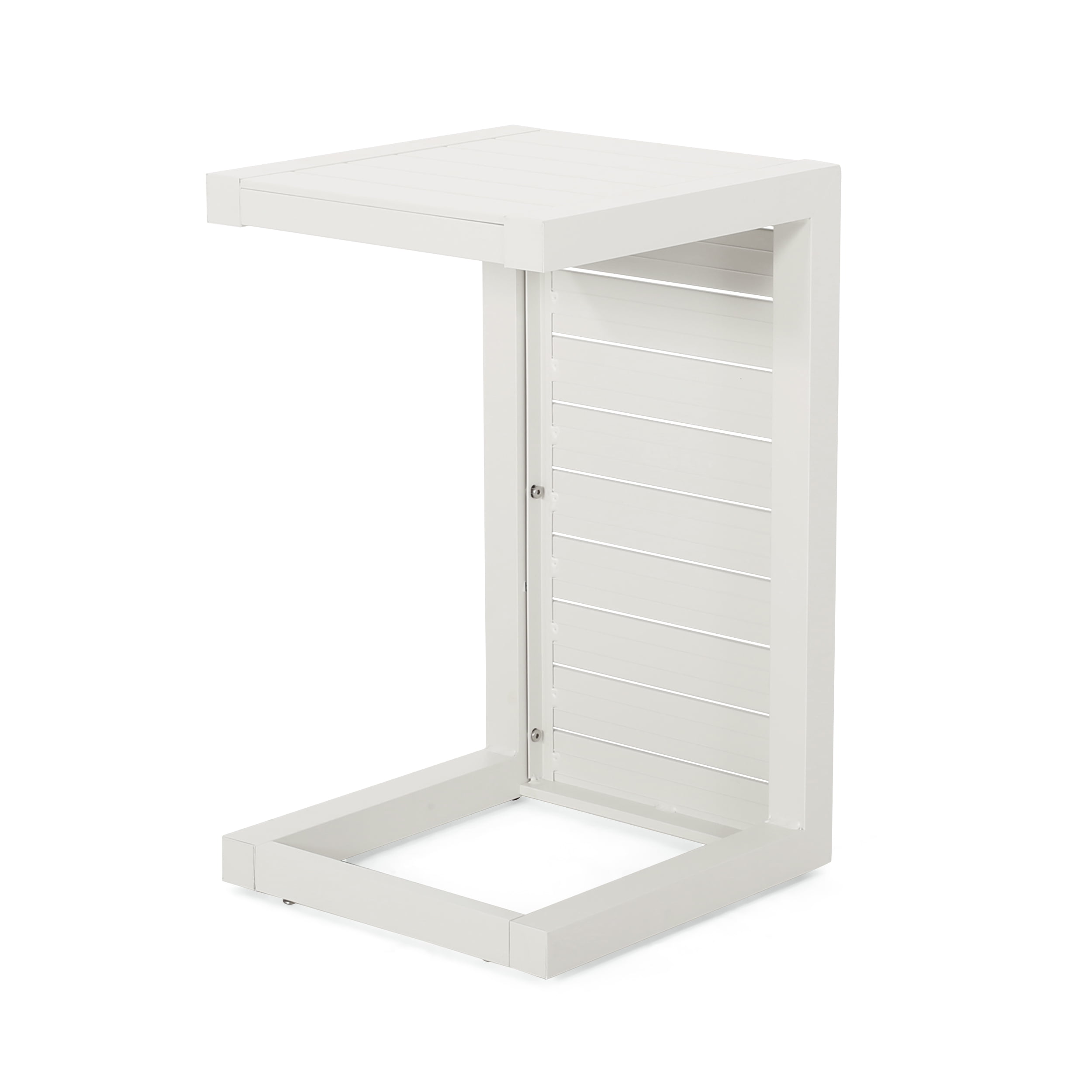 MAYEERTY Modern Open Storage Shelf Sofa Tea Table - Matte Center/End Table for Living Room